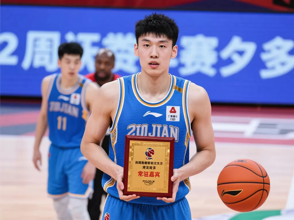 杨瀚森荣膺本赛季周最佳次数最多的本土球员